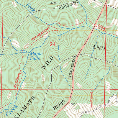 US Forest Service - Topo Grider Valley, CA FSTopo Legacy digital map