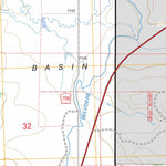 US Forest Service - Topo Grieve Reservoir, WY - CO FSTopo Legacy digital map
