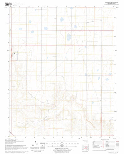 US Forest Service - Topo Griggs SW, OK - TX FSTopo Legacy digital map