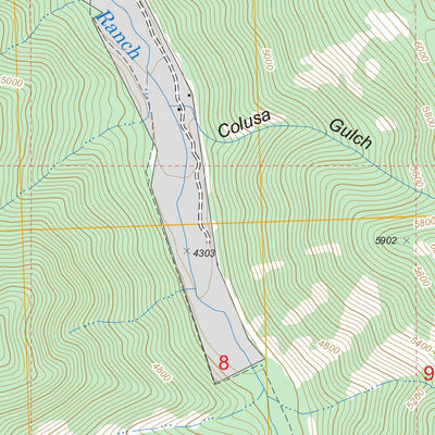 US Forest Service - Topo Grizzly Point, MT FSTopo Legacy digital map