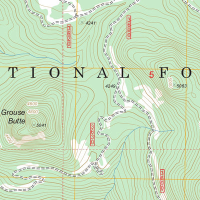 US Forest Service - Topo Groat Mountain, WA FSTopo Legacy digital map