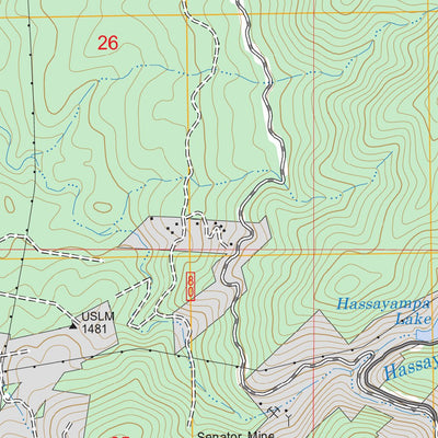 US Forest Service - Topo Groom Creek, AZ FSTopo Legacy digital map