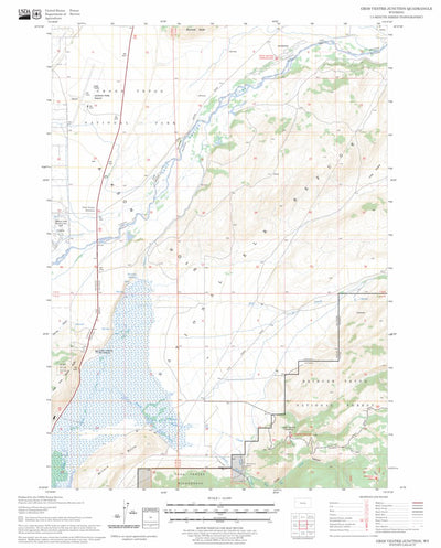 US Forest Service - Topo Gros Ventre Junction, WY FSTopo Legacy digital map