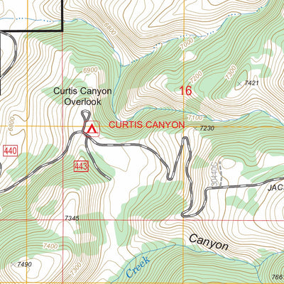 US Forest Service - Topo Gros Ventre Junction, WY FSTopo Legacy digital map