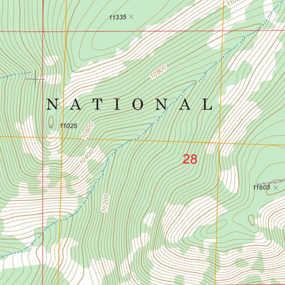 US Forest Service - Topo Groundhog Mountain, CO FSTopo Legacy digital map