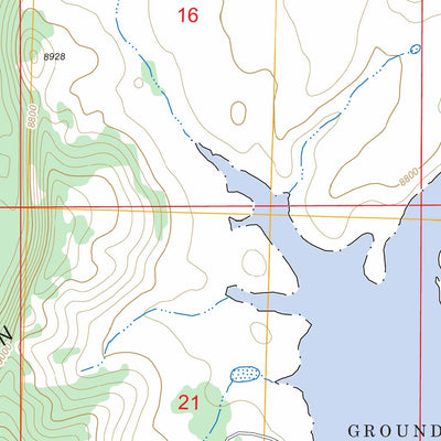 US Forest Service - Topo Groundhog Reservoir, CO FSTopo Legacy digital map