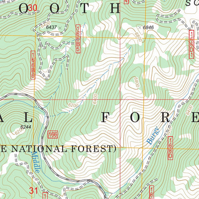 US Forest Service - Topo Grouse Butte, ID FSTopo Legacy digital map