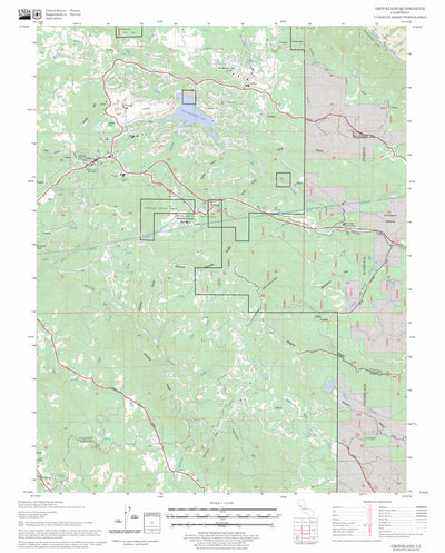US Forest Service - Topo Groveland, CA FSTopo Legacy digital map