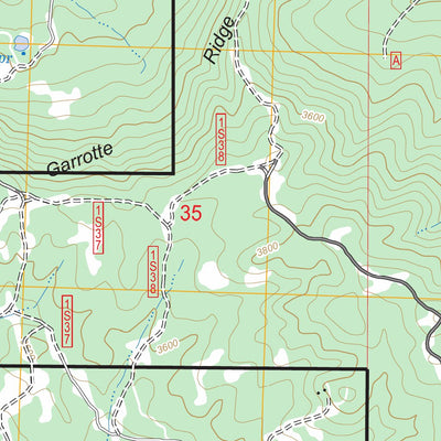 US Forest Service - Topo Groveland, CA FSTopo Legacy digital map