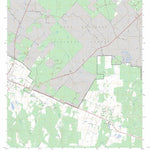 US Forest Service - Topo Groveton East, TX FSTopo Legacy digital map