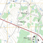 US Forest Service - Topo Groveton East, TX FSTopo Legacy digital map