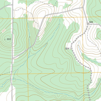US Forest Service - Topo Groveton West, TX FSTopo Legacy digital map