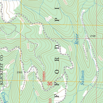 US Forest Service - Topo Guler Mountain, WA FSTopo Legacy digital map