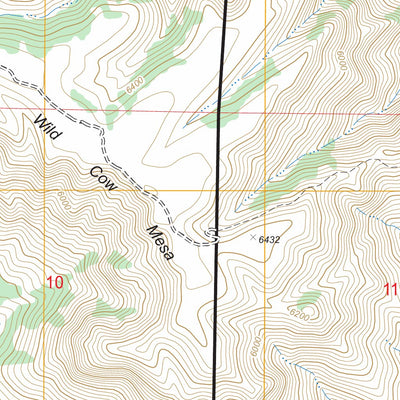 US Forest Service - Topo Gunsight Canyon, NM - TX FSTopo Legacy digital map