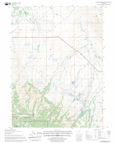 US Forest Service - Topo Gunst Reservoir, WY FSTopo Legacy digital map