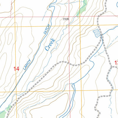 US Forest Service - Topo Gunst Reservoir, WY FSTopo Legacy digital map