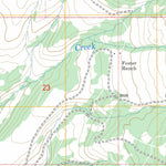 US Forest Service - Topo Gurnett Creek East, MT FSTopo Legacy digital map