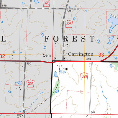 US Forest Service - Topo Guthrie, MO FSTopo Legacy digital map