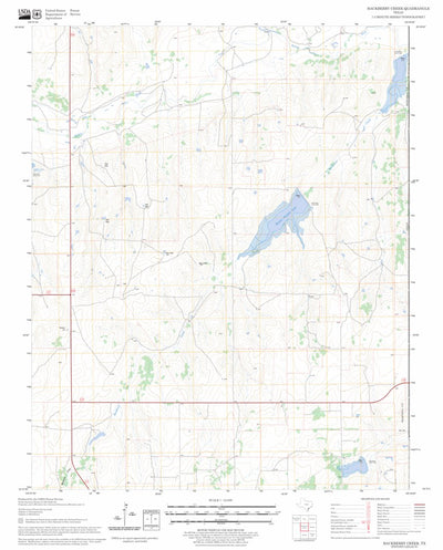 US Forest Service - Topo Hackberry Creek, TX FSTopo Legacy digital map