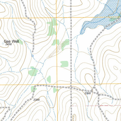 US Forest Service - Topo Hackberry Creek, TX FSTopo Legacy digital map