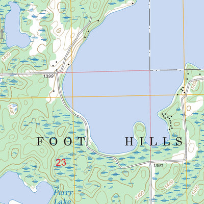 US Forest Service - Topo Hackensack, MN FSTopo Legacy digital map