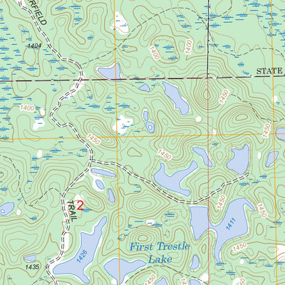 US Forest Service - Topo Hackensack, MN FSTopo Legacy digital map