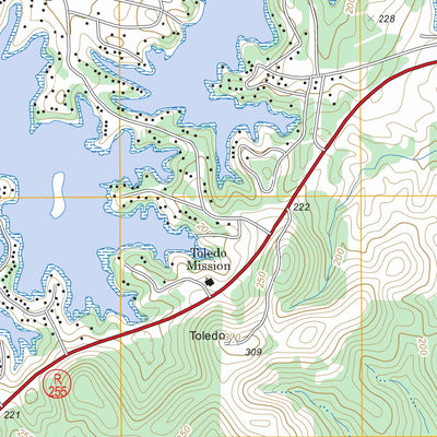 US Forest Service - Topo Haddens, LA - TX FSTopo Legacy digital map