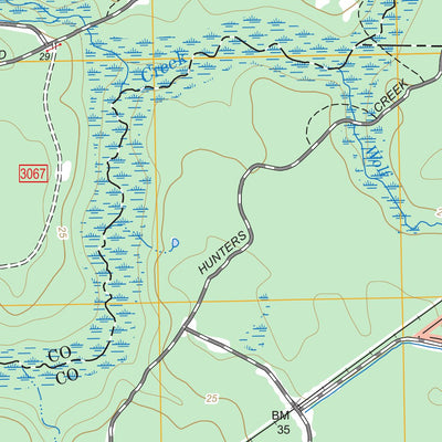 US Forest Service - Topo Hadnot Creek, NC FSTopo Legacy digital map