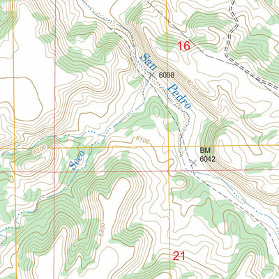 US Forest Service - Topo Hagan, NM FSTopo Legacy digital map