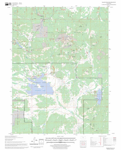 US Forest Service - Topo Hahns Peak, CO FSTopo Legacy digital map