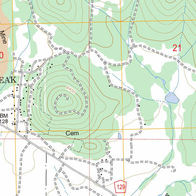 US Forest Service - Topo Hahns Peak, CO FSTopo Legacy digital map