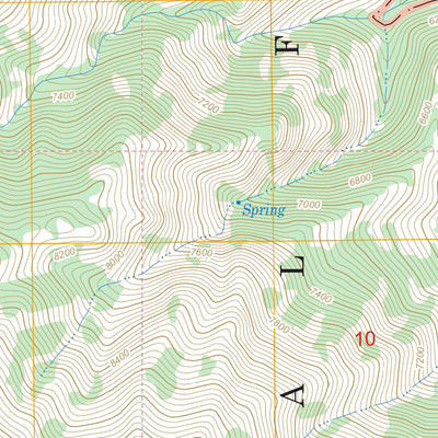US Forest Service - Topo Haiwee Pass, CA FSTopo Legacy digital map