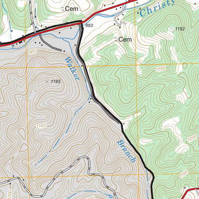 US Forest Service - Topo Haldeman, KY FSTopo Legacy digital map