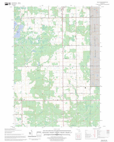US Forest Service - Topo Hale SE, MI FSTopo Legacy digital map
