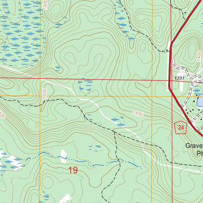 US Forest Service - Topo Haley, MN FSTopo Legacy digital map