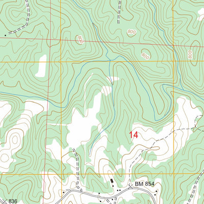 US Forest Service - Topo Haleyville East, AL FSTopo Legacy digital map
