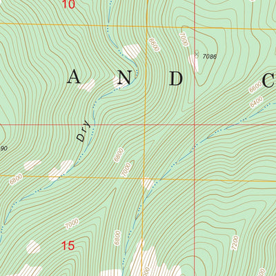 US Forest Service - Topo Half Moon Canyon, MT FSTopo Legacy digital map