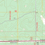 US Forest Service - Topo Halfmoon Lake, FL FSTopo Legacy digital map