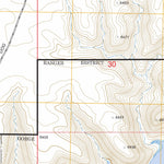 US Forest Service - Topo Halfway Hollow East, WY FSTopo Legacy digital map