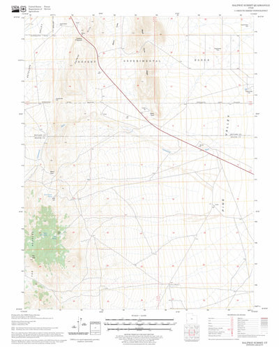 US Forest Service - Topo Halfway Summit, UT FSTopo Legacy digital map
