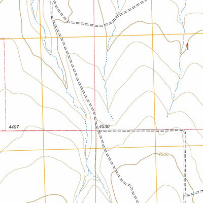 US Forest Service - Topo Hall, MT FSTopo Legacy digital map