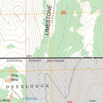 US Forest Service - Topo Hall, MT FSTopo Legacy digital map