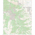 US Forest Service - Topo Hall Ridge, CA FSTopo Legacy digital map