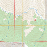 US Forest Service - Topo Hall Ridge, CA FSTopo Legacy digital map