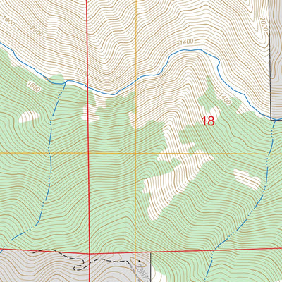 US Forest Service - Topo Hall Ridge, CA FSTopo Legacy digital map
