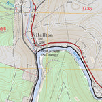 US Forest Service - Topo Hallton, PA FSTopo Legacy digital map