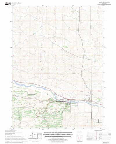 US Forest Service - Topo Halsey, NE FSTopo Legacy digital map