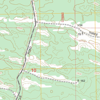 US Forest Service - Topo Halsey SE, NE FSTopo Legacy digital map