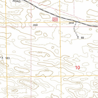 US Forest Service - Topo Halsey SW, NE FSTopo Legacy digital map