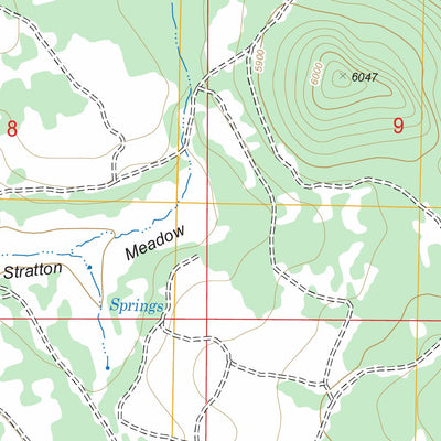 US Forest Service - Topo Hamelton Butte, OR FSTopo Legacy digital map